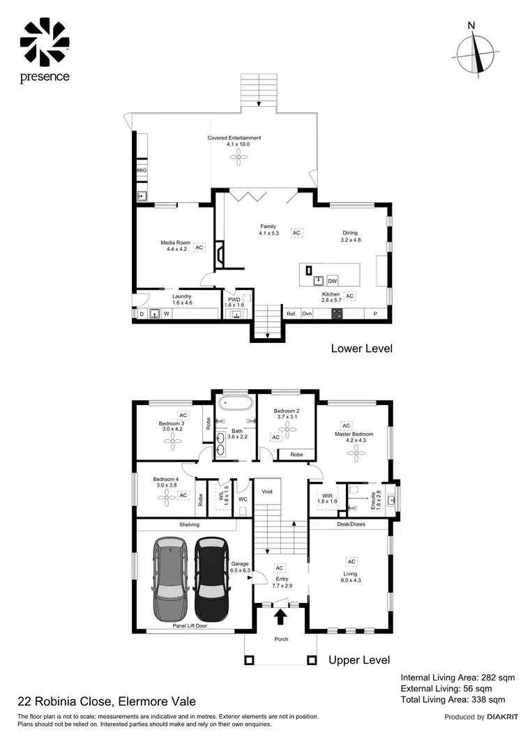 Floorplan of Homely house listing, 22 Robinia Close, Elermore Vale NSW 2287