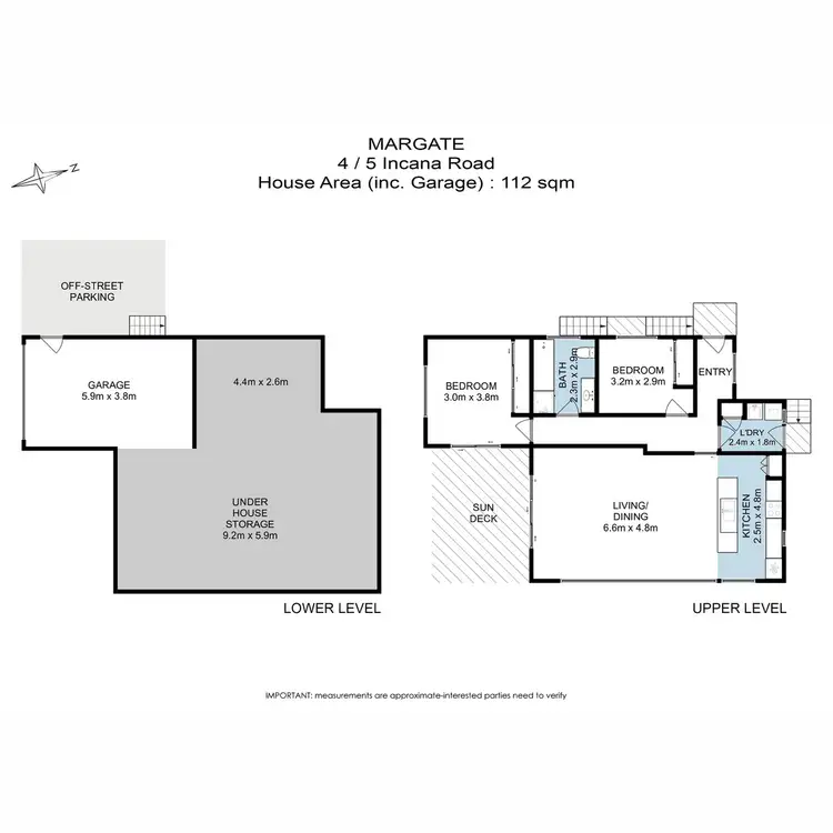 Floorplan of Homely house listing, 4/5 Incana Road, Margate TAS 7054