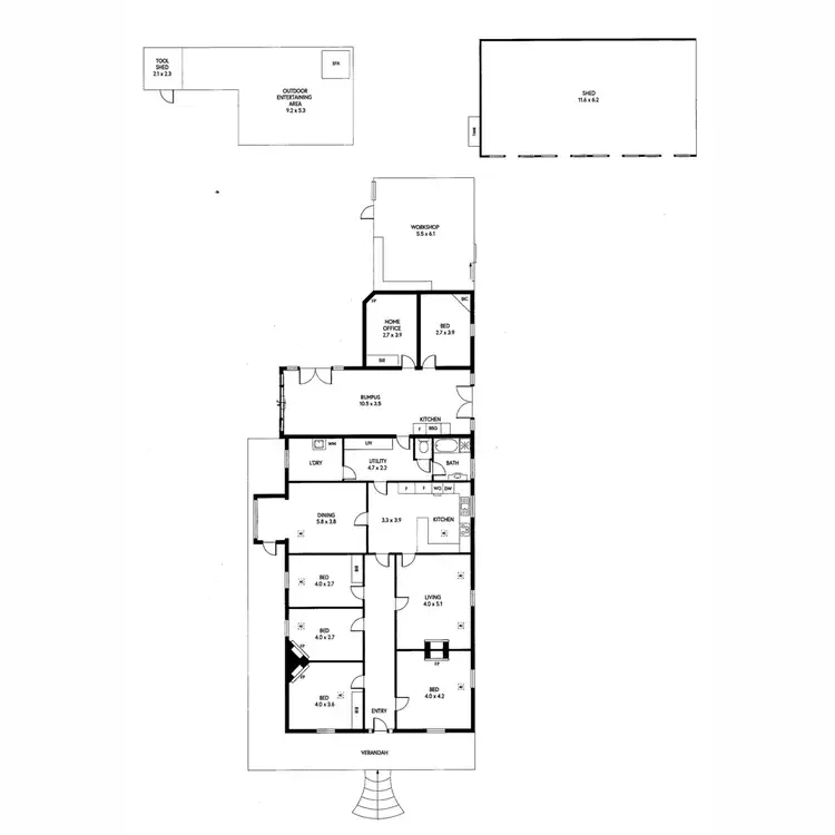 Floorplan of Homely house listing, 16 Hill Street, Hamley Bridge SA 5401
