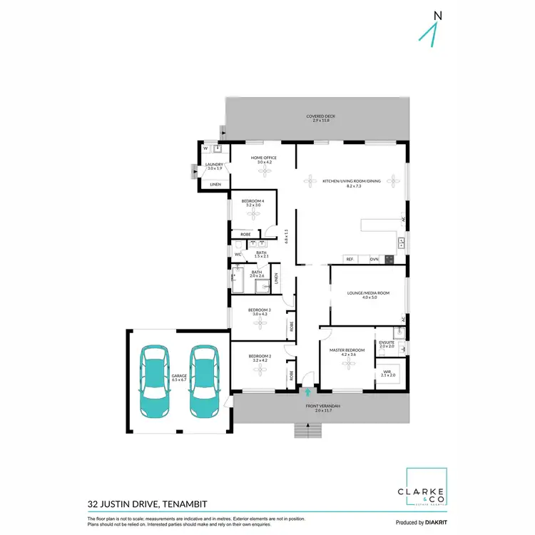 Floorplan of Homely house listing, 32 Justin Drive, Tenambit NSW 2323