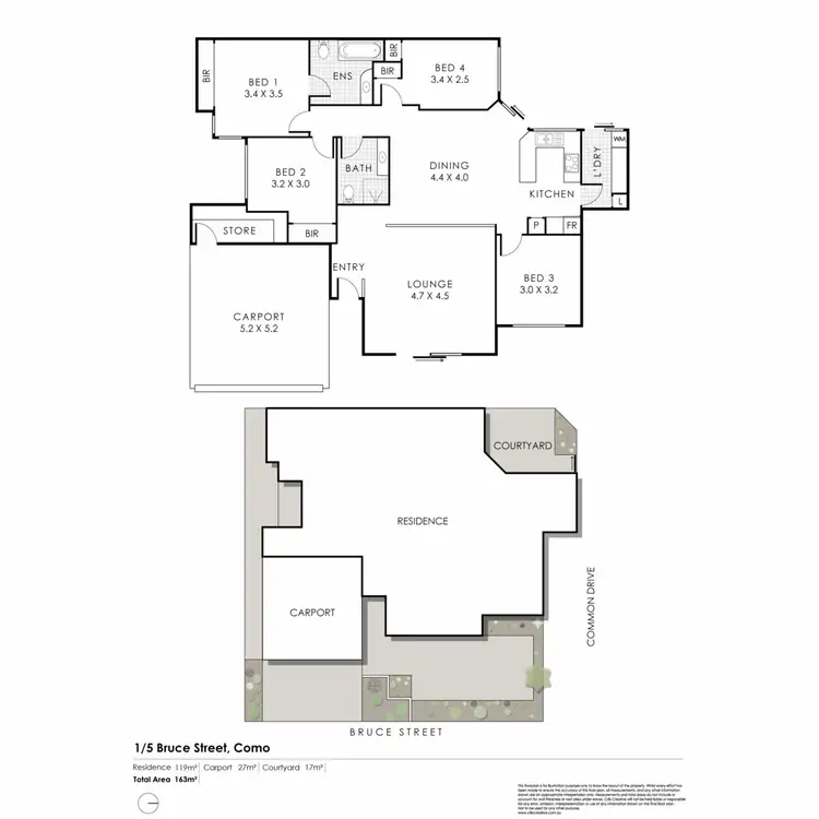 Floorplan of Homely house listing, 1/5 Bruce Street, Como WA 6152