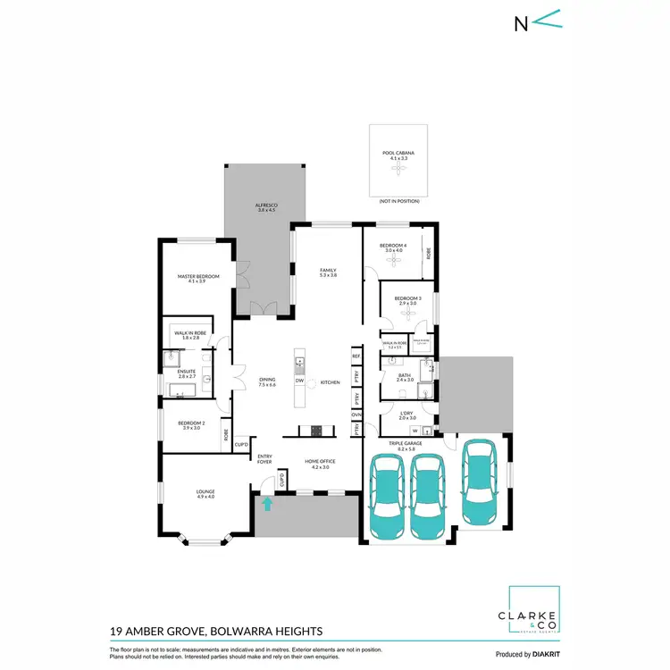 Floorplan of Homely house listing, 19 Amber Grove, Bolwarra Heights NSW 2320