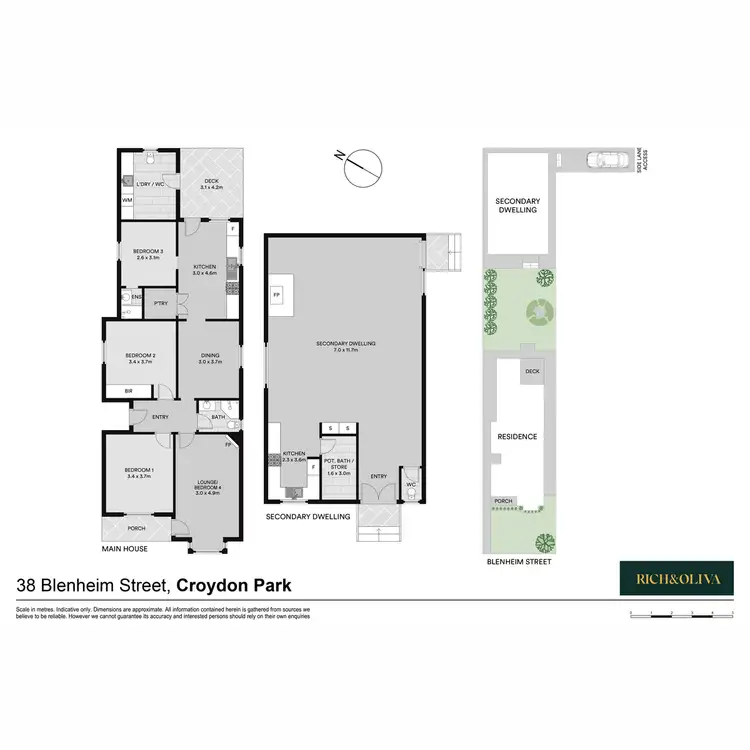Floorplan of Homely house listing, 38 Blenheim Street, Croydon Park NSW 2133