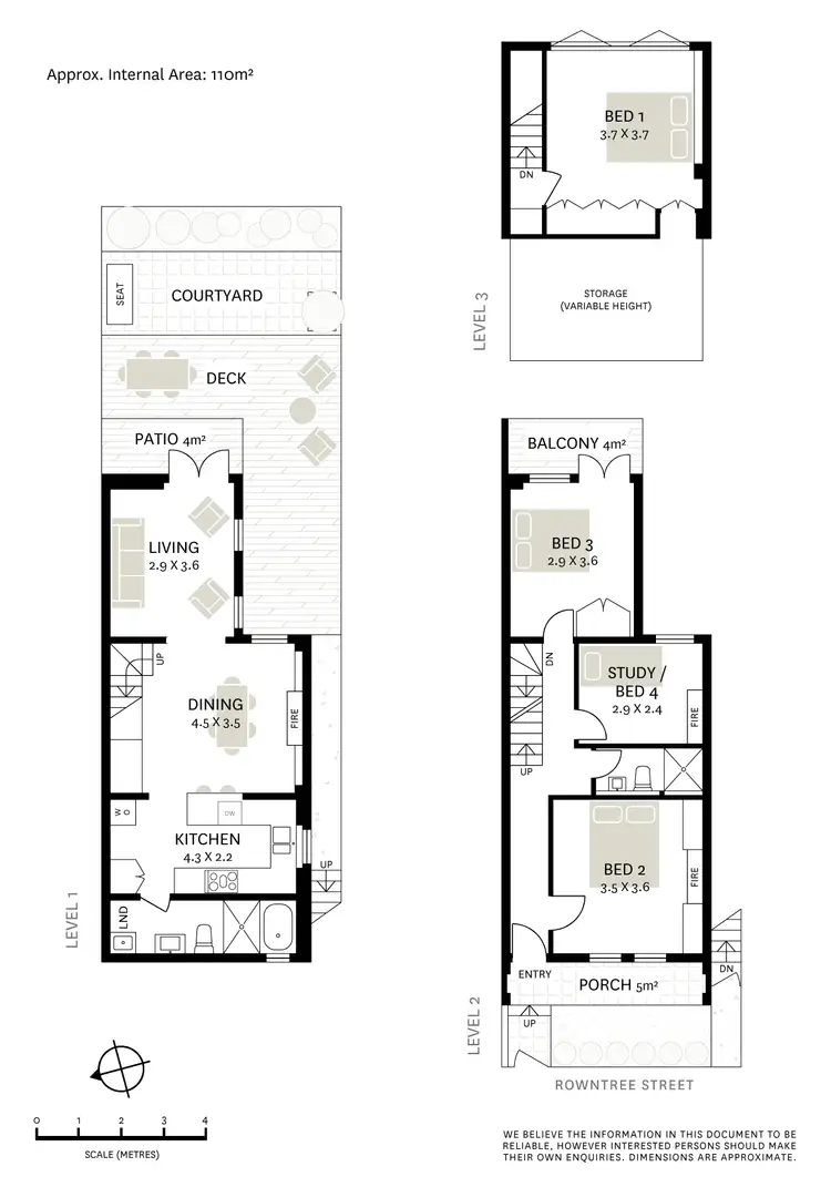 Floorplan of Homely house listing, 39 Rowntree Street, Balmain NSW 2041