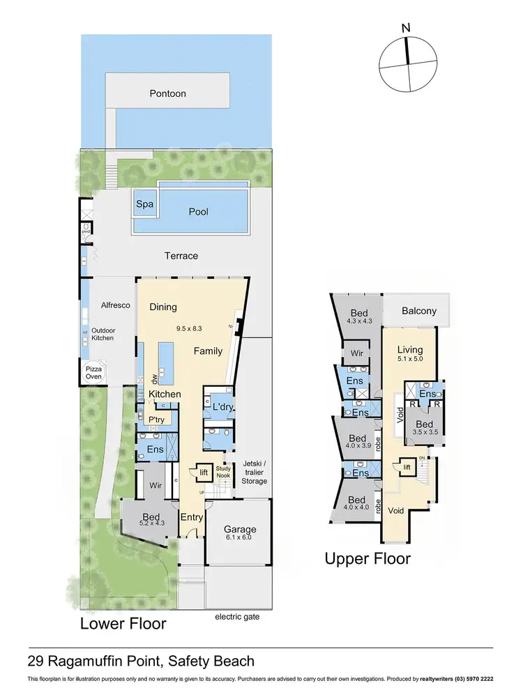 Floorplan of Homely house listing, 29 Ragamuffin Point, Safety Beach VIC 3936
