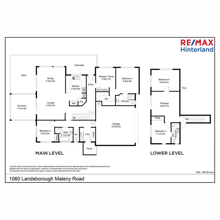 Floorplan of Homely house listing, 1060 Landsborough Maleny Road, Maleny QLD 4552