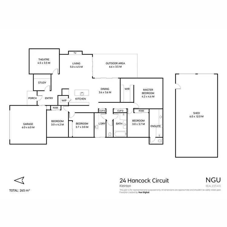 Floorplan of Homely house listing, 24 Hancock Circuit, Kleinton QLD 4352
