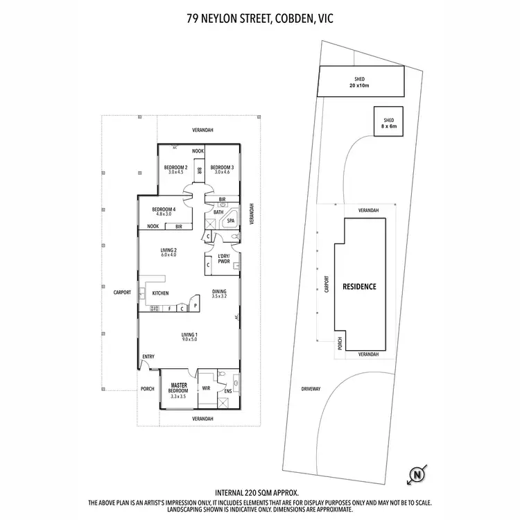 Floorplan of Homely house listing, 79 Neylon Street, Cobden VIC 3266