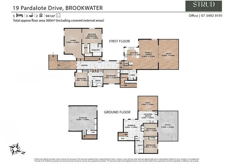 Floorplan of Homely house listing, 19 Pardalote Drive, Brookwater QLD 4300