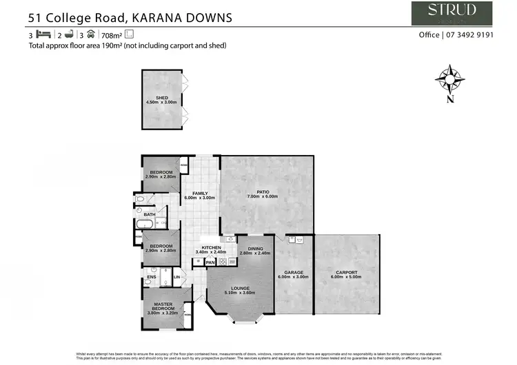 Floorplan of Homely house listing, 51 College Road, Karana Downs QLD 4306
