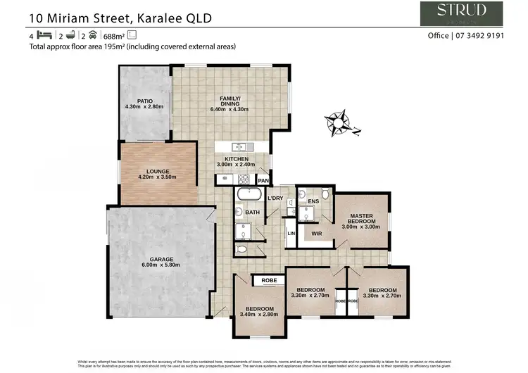 Floorplan of Homely house listing, 10 Miriam Street, Karalee QLD 4306