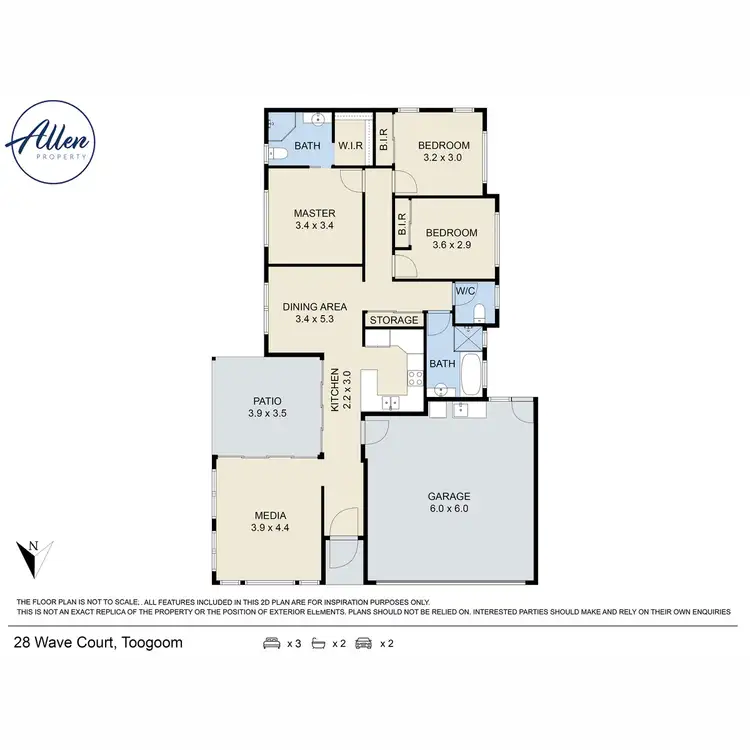 Floorplan of Homely house listing, 28 Wave Court, Toogoom QLD 4655