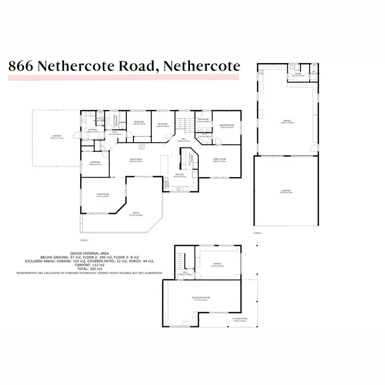 Floorplan of Homely rural property listing, 866 Nethercote Road, Nethercote NSW 2549