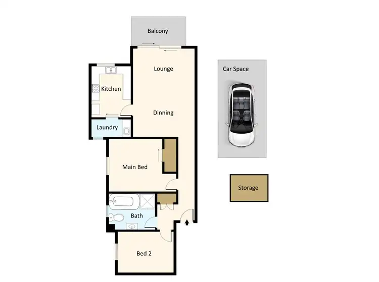 Floorplan of Homely apartment listing, 25/277 Blaxland Road, Ryde NSW 2112