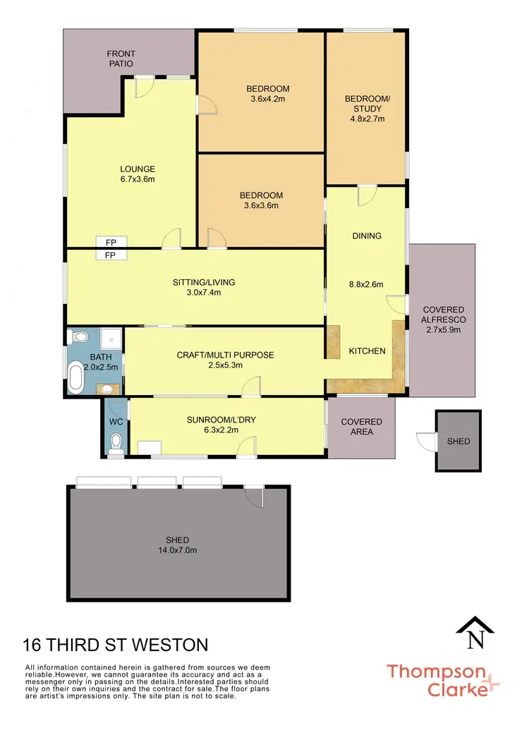 Floorplan of Homely house listing, 16 Third Street, Weston NSW 2326