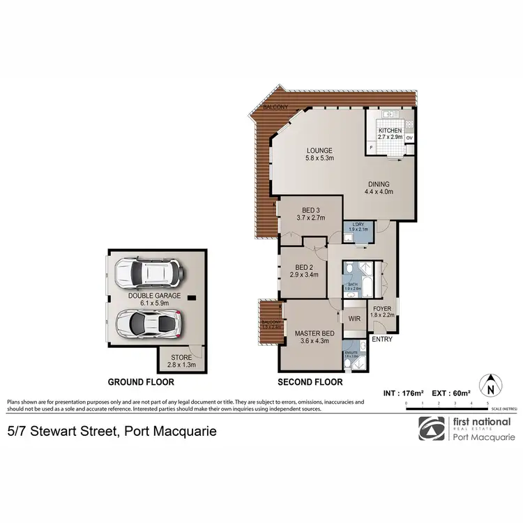 Floorplan of Homely unit listing, 5/7 Stewart Street, Port Macquarie NSW 2444