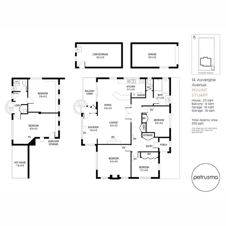 Floorplan of Homely house listing, 14 Auvergne Avenue, Mount Stuart TAS 7000
