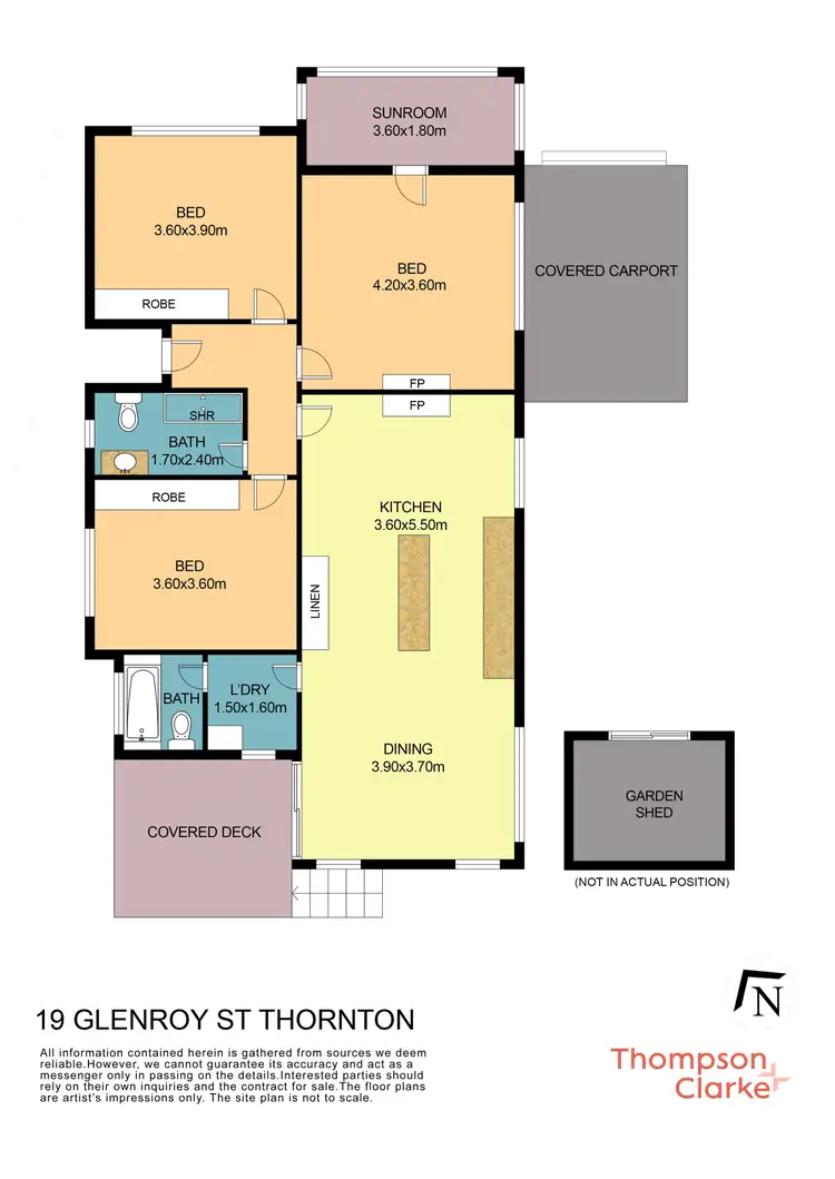 Floorplan of Homely house listing, 19 Glenroy Street, Thornton NSW 2322
