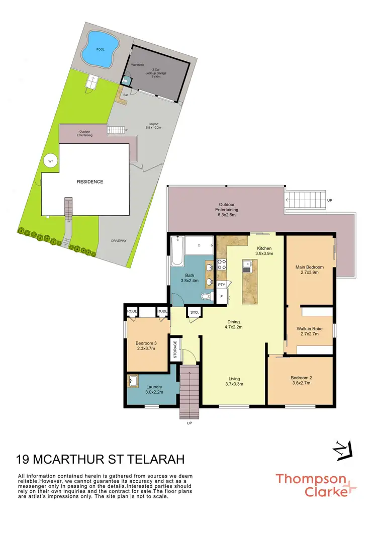 Floorplan of Homely house listing, 18 McArthur Street, Telarah NSW 2320