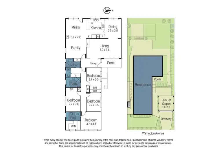 Floorplan of Homely house listing, 18 Warrington Avenue, Vermont South VIC 3133