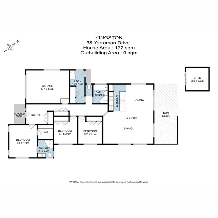 Floorplan of Homely house listing, 38 Yarraman Drive, Kingston TAS 7050