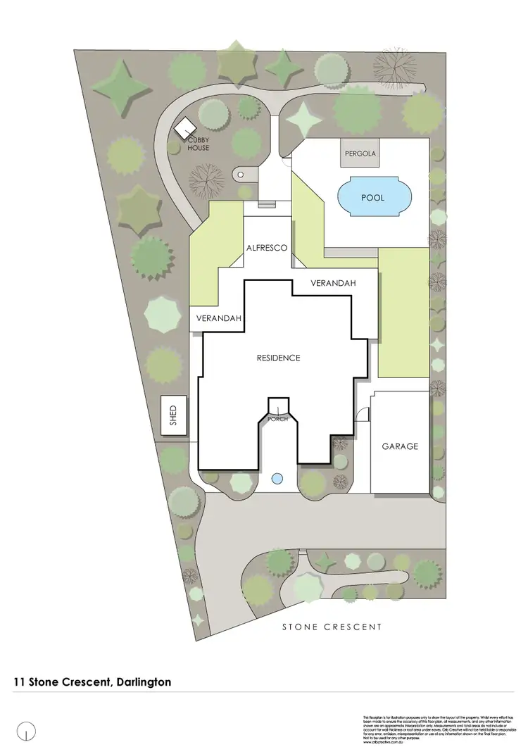 Floorplan of Homely house listing, 11 Stone Crescent, Darlington WA 6070