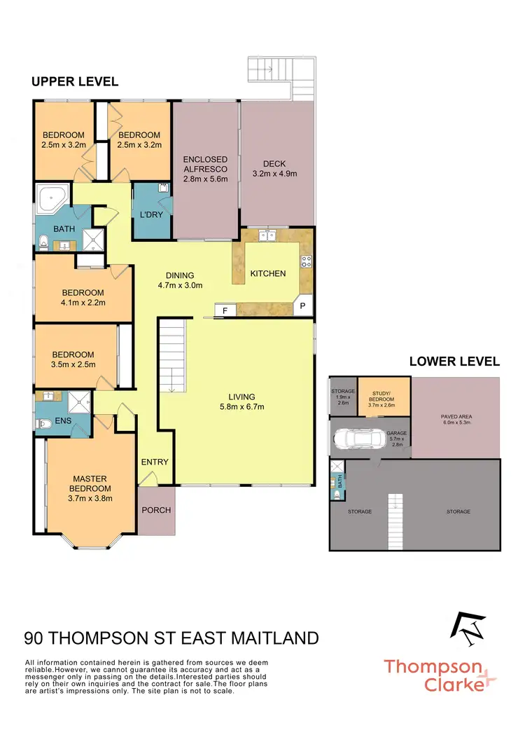 Floorplan of Homely house listing, 90 Thompson Street, East Maitland NSW 2323