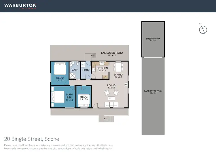 Floorplan of Homely house listing, 20 Bingle Street, Scone NSW 2337