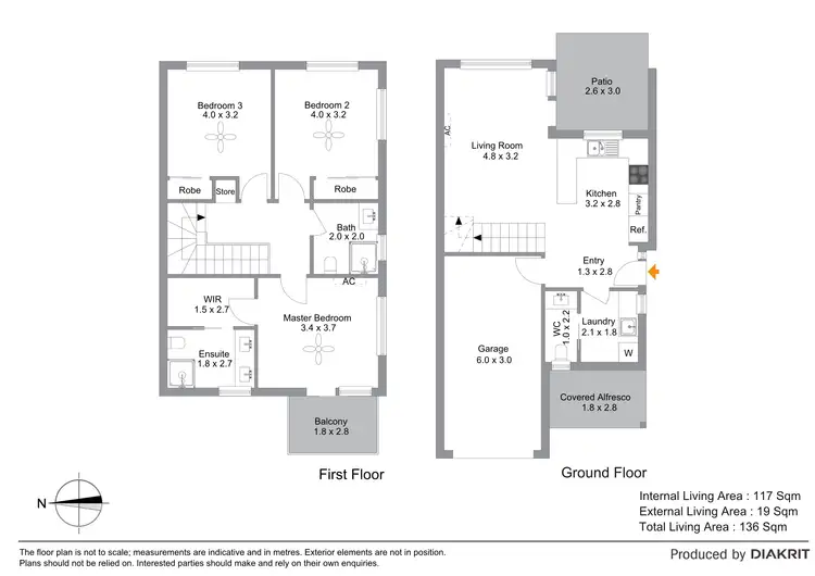 Floorplan of Homely townhouse listing, 50/120 Alma Road, Dakabin QLD 4503