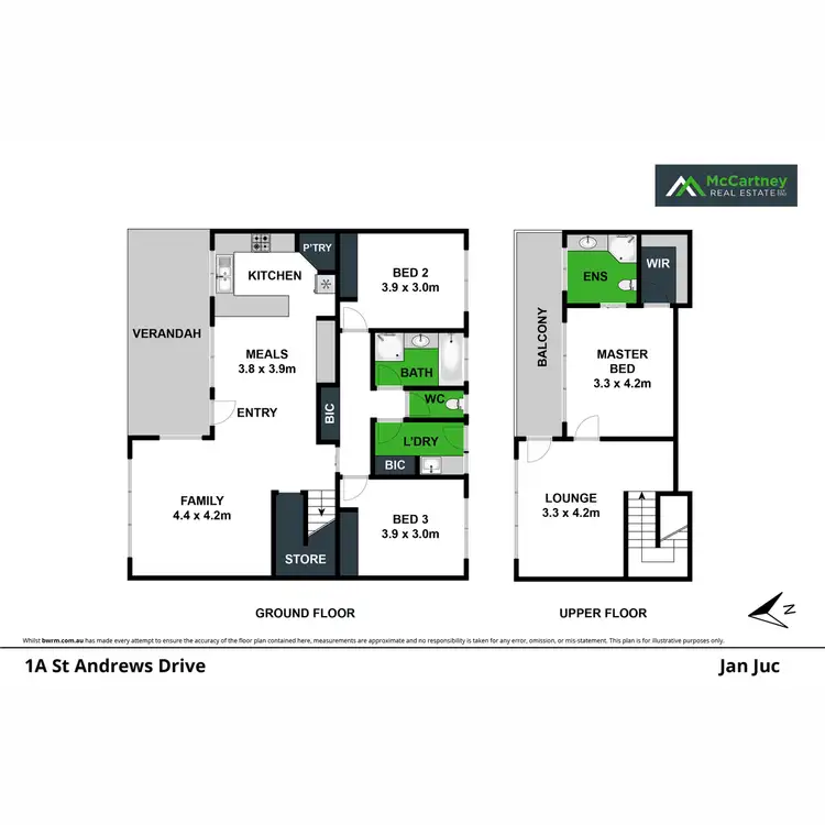 Floorplan of Homely townhouse listing, 1A St Andrews Drive, Jan Juc VIC 3228