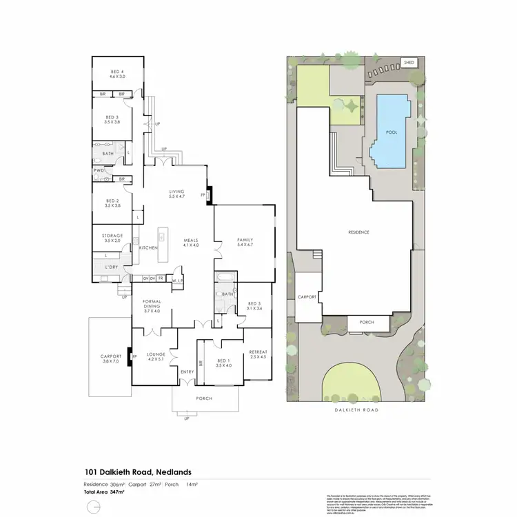 Floorplan of Homely house listing, 101 Dalkeith Road, Nedlands WA 6009