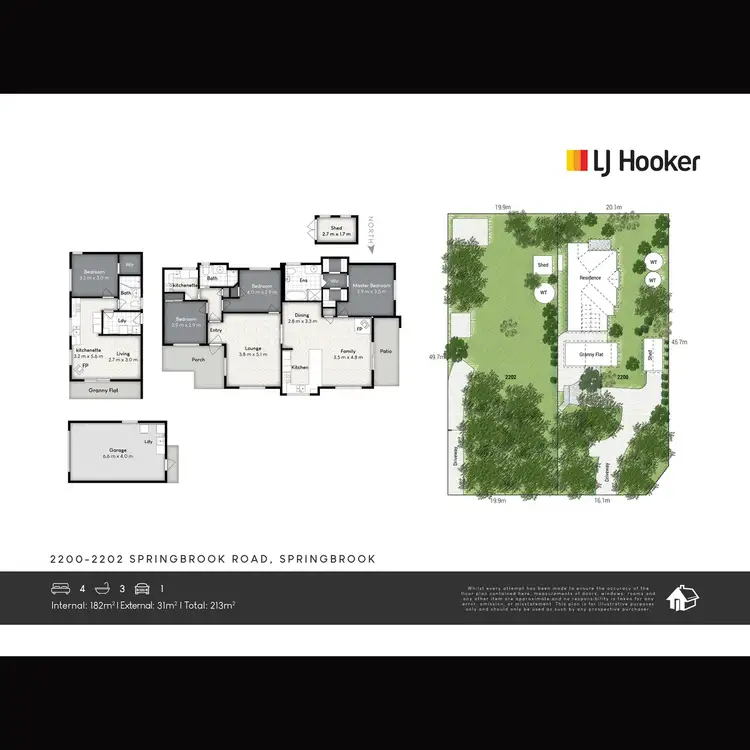 Floorplan of Homely house listing, 2200 Springbrook Road, Springbrook QLD 4213