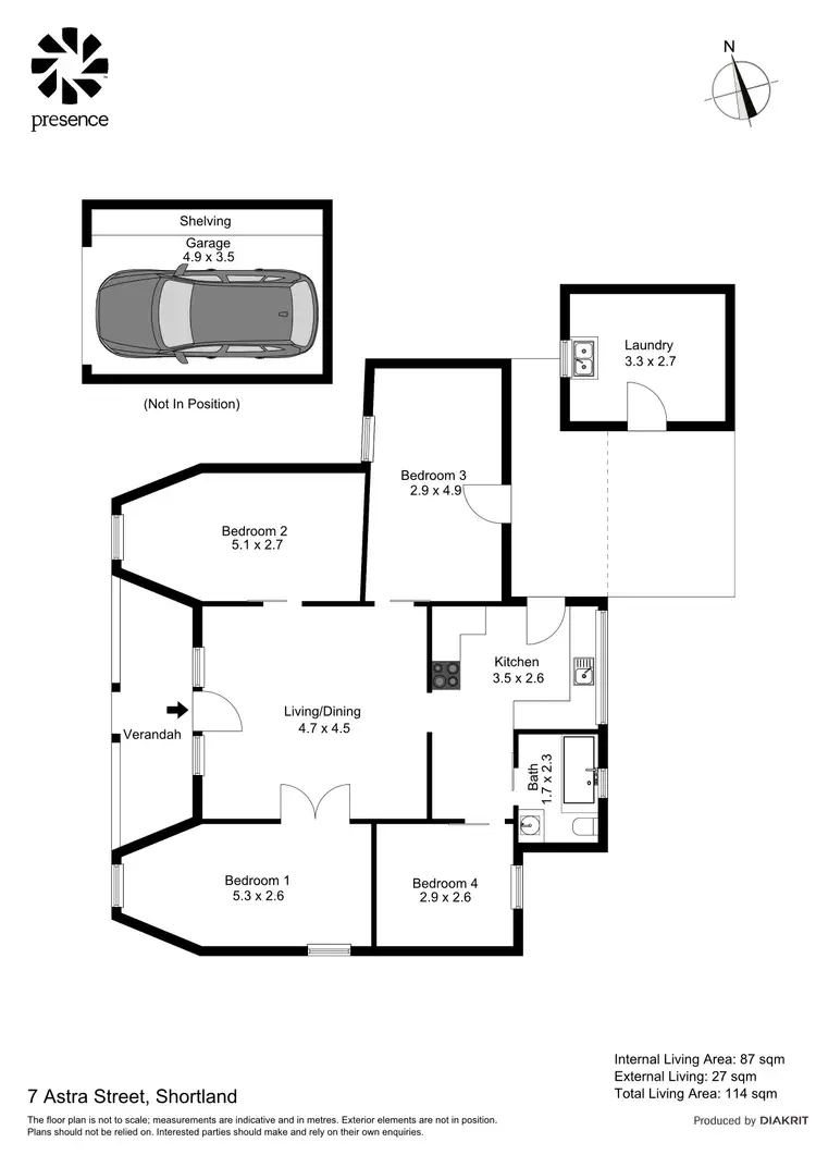 Floorplan of Homely house listing, 7 Astra Street, Shortland NSW 2307