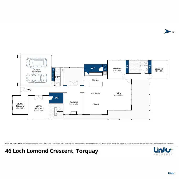 Floorplan of Homely house listing, 46 Loch Lomond Crescent, Torquay VIC 3228