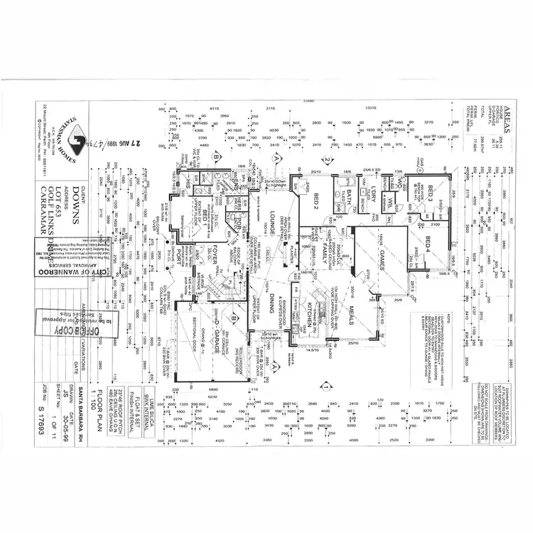 Floorplan of Homely house listing, 78 Golf Links Drive, Carramar WA 6031