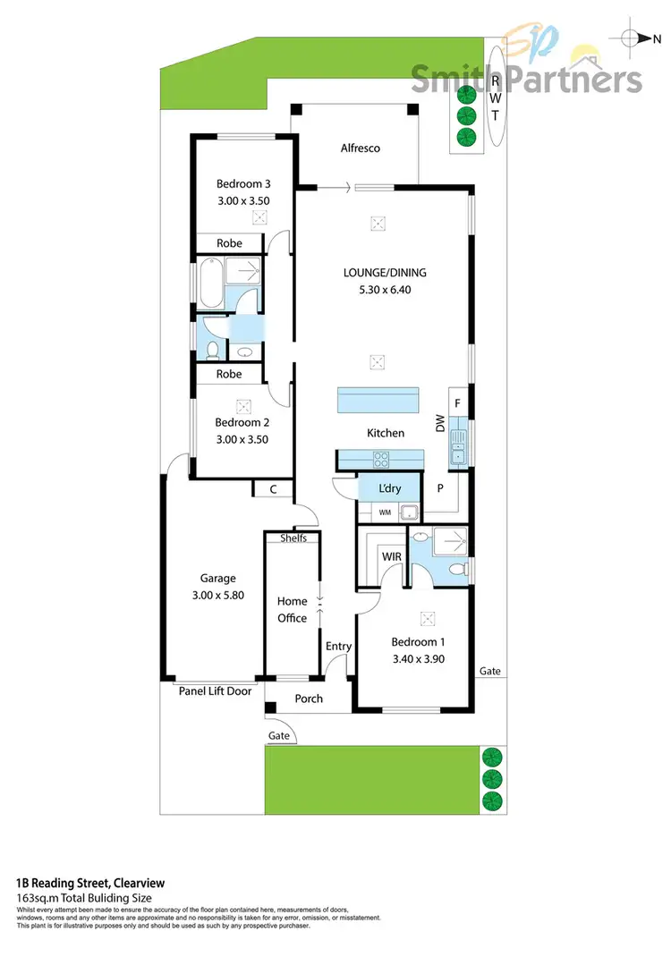 Floorplan of Homely house listing, 1B Reading Street, Clearview SA 5085
