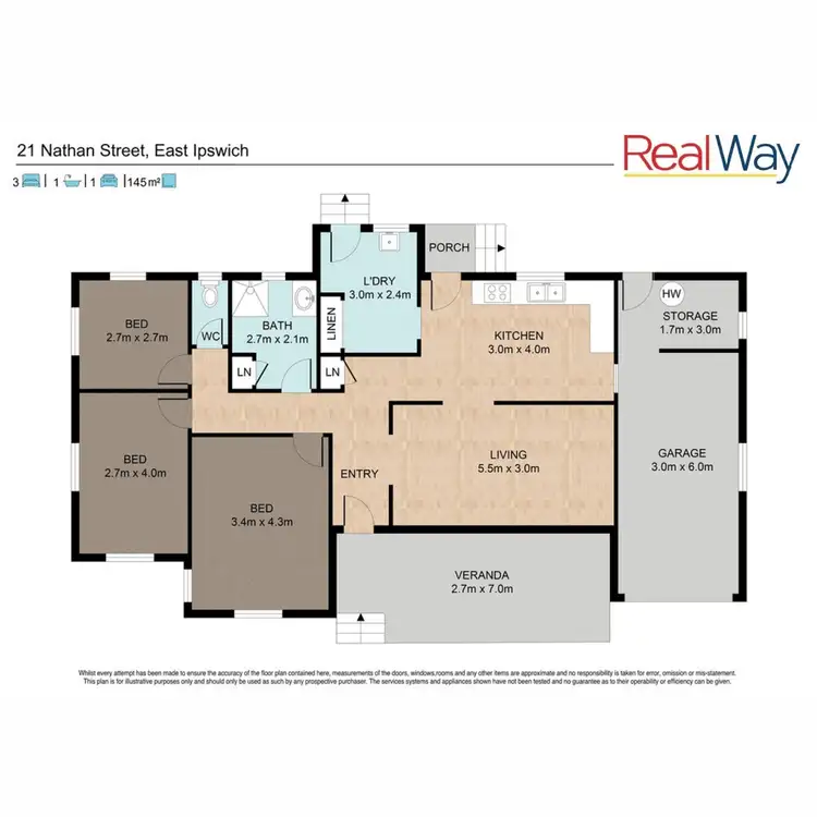 Floorplan of Homely house listing, 21 Nathan Street, East Ipswich QLD 4305