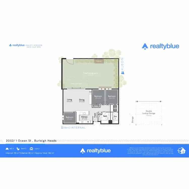Floorplan of Homely apartment listing, 2052/1 Ocean Street, Burleigh Heads QLD 4220