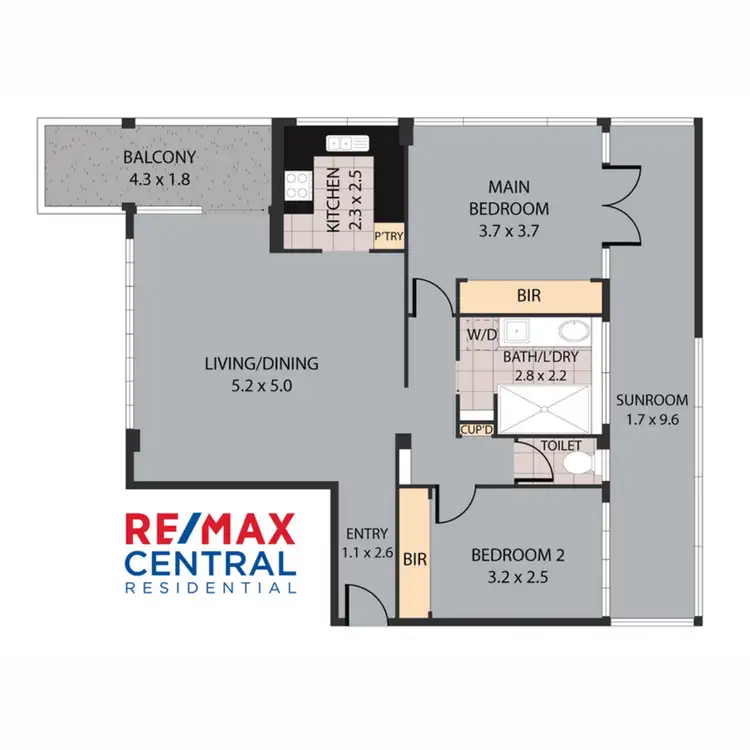 Floorplan of Homely apartment listing, 19 Beaconsfield Street, Highgate Hill QLD 4101