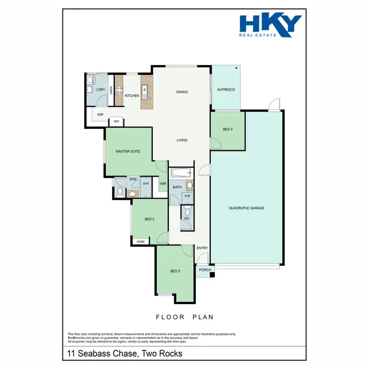 Floorplan of Homely house listing, 11 Seabass Chase, Two Rocks WA 6037