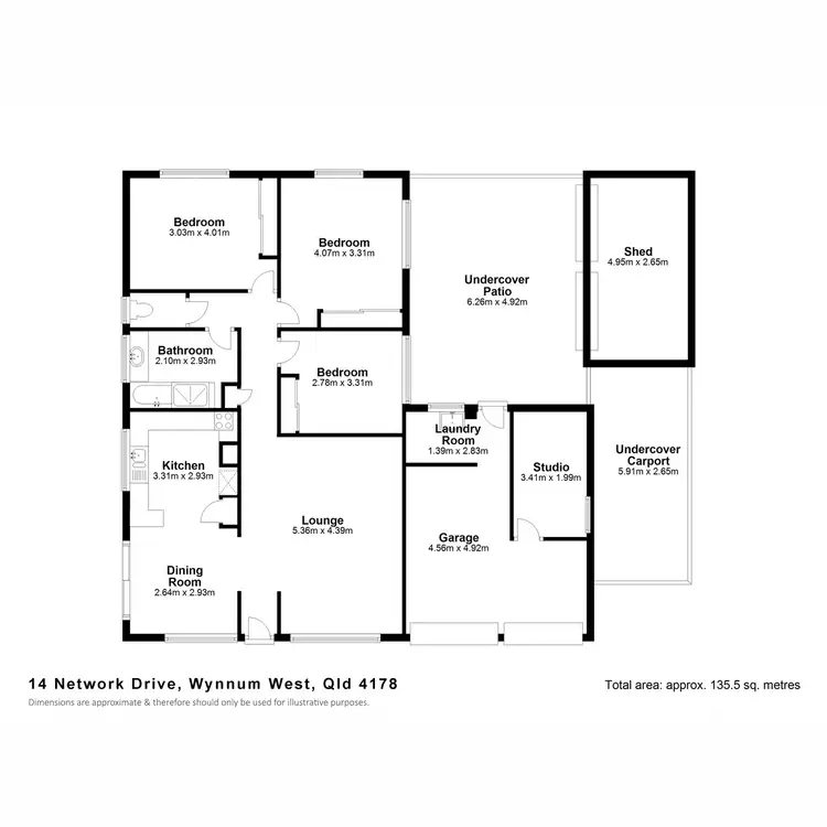 Floorplan of Homely house listing, 14 Network Drive, Wynnum West QLD 4178