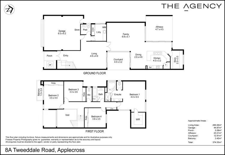 Floorplan of Homely house listing, 8A Tweeddale Road, Applecross WA 6153
