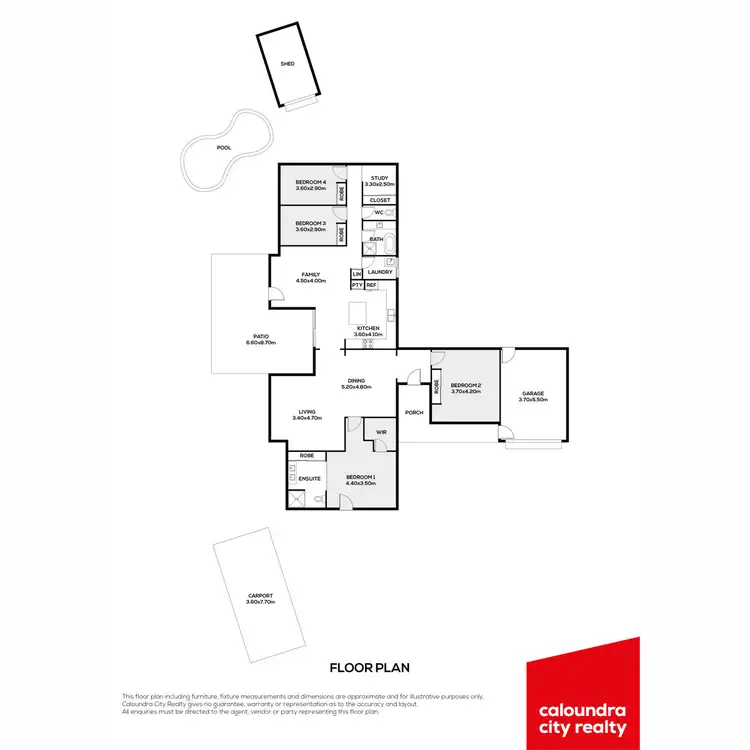 Floorplan of Homely house listing, 10 Koala Court, Little Mountain QLD 4551