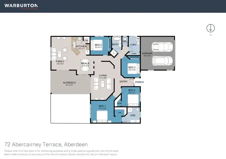 Floorplan of Homely house listing, 72 Abercairney Terrace, Aberdeen NSW 2336