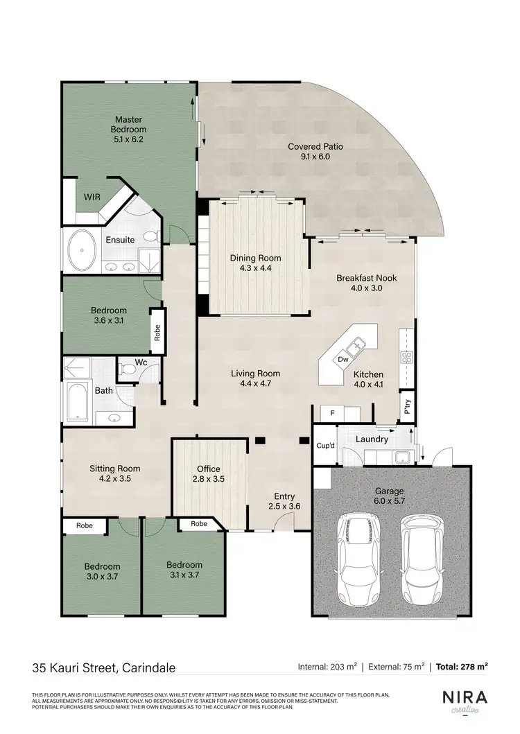 Floorplan of Homely house listing, 35 Kauri Street, Carindale QLD 4152