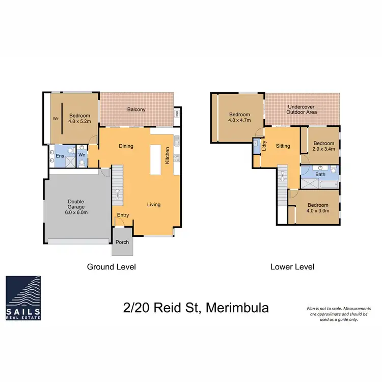 Floorplan of Homely townhouse listing, 20 Reid Street, Merimbula NSW 2548
