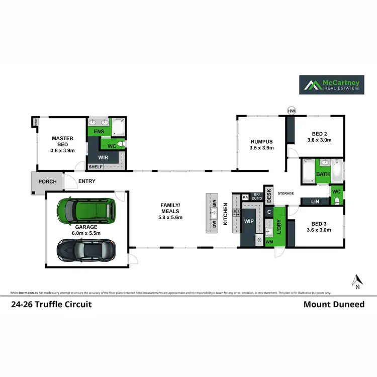 Floorplan of Homely house listing, 24-26 Truffle Circuit, Mount Duneed VIC 3217