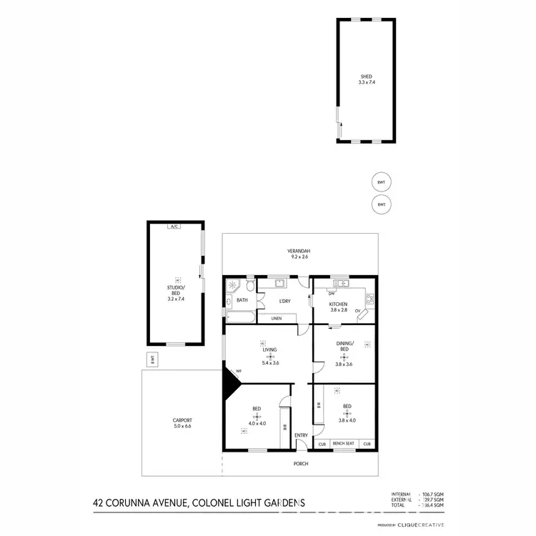 Floorplan of Homely house listing, 42 Corunna Avenue, Colonel Light Gardens SA 5041