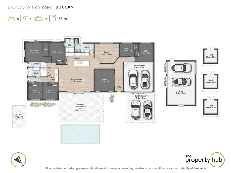 Floorplan of Homely house listing, 191-193 Wilson Road, Buccan QLD 4207