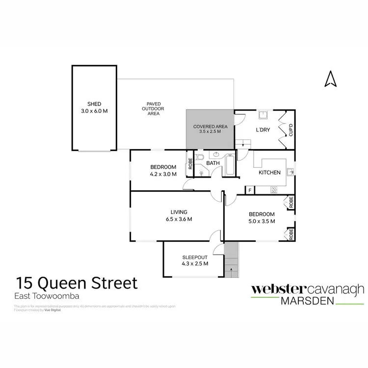 Floorplan of Homely house listing, 15 Queen Street, East Toowoomba QLD 4350